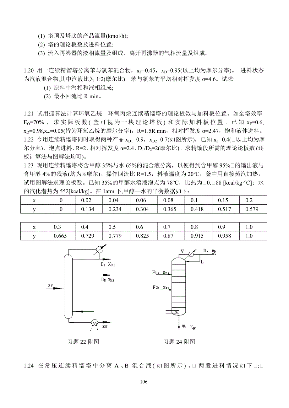 化工原理第五章 精馏 题教材_第4页