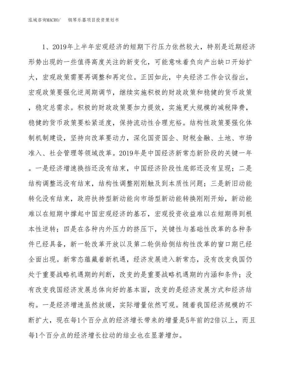 钢琴乐器项目投资策划书.docx_第5页