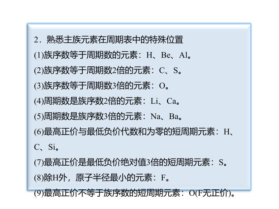 2020年高考化学一轮复习考点《指导3　依据元素周期表的“片段结构”推断元素》_第4页