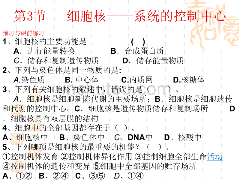 三三细胞核_第1页