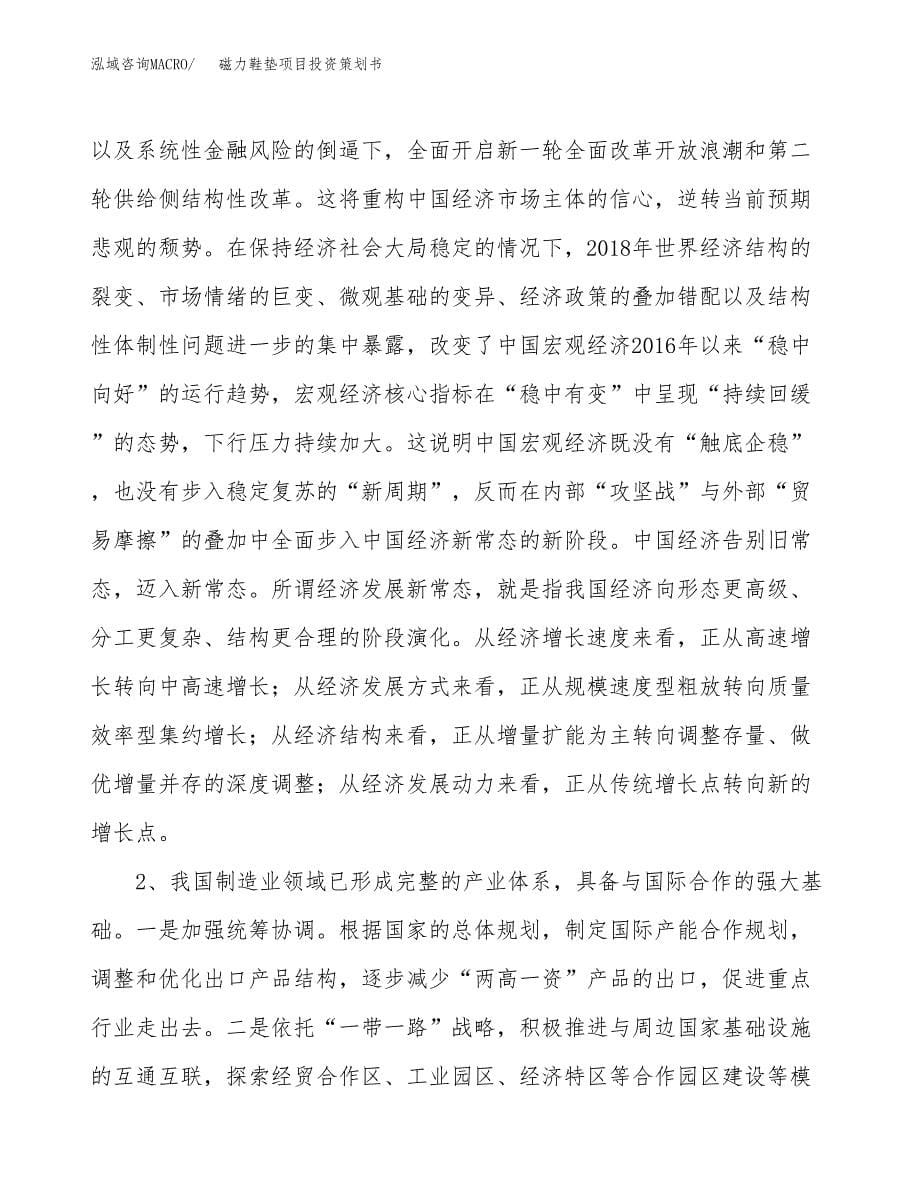 磁力鞋垫项目投资策划书.docx_第5页