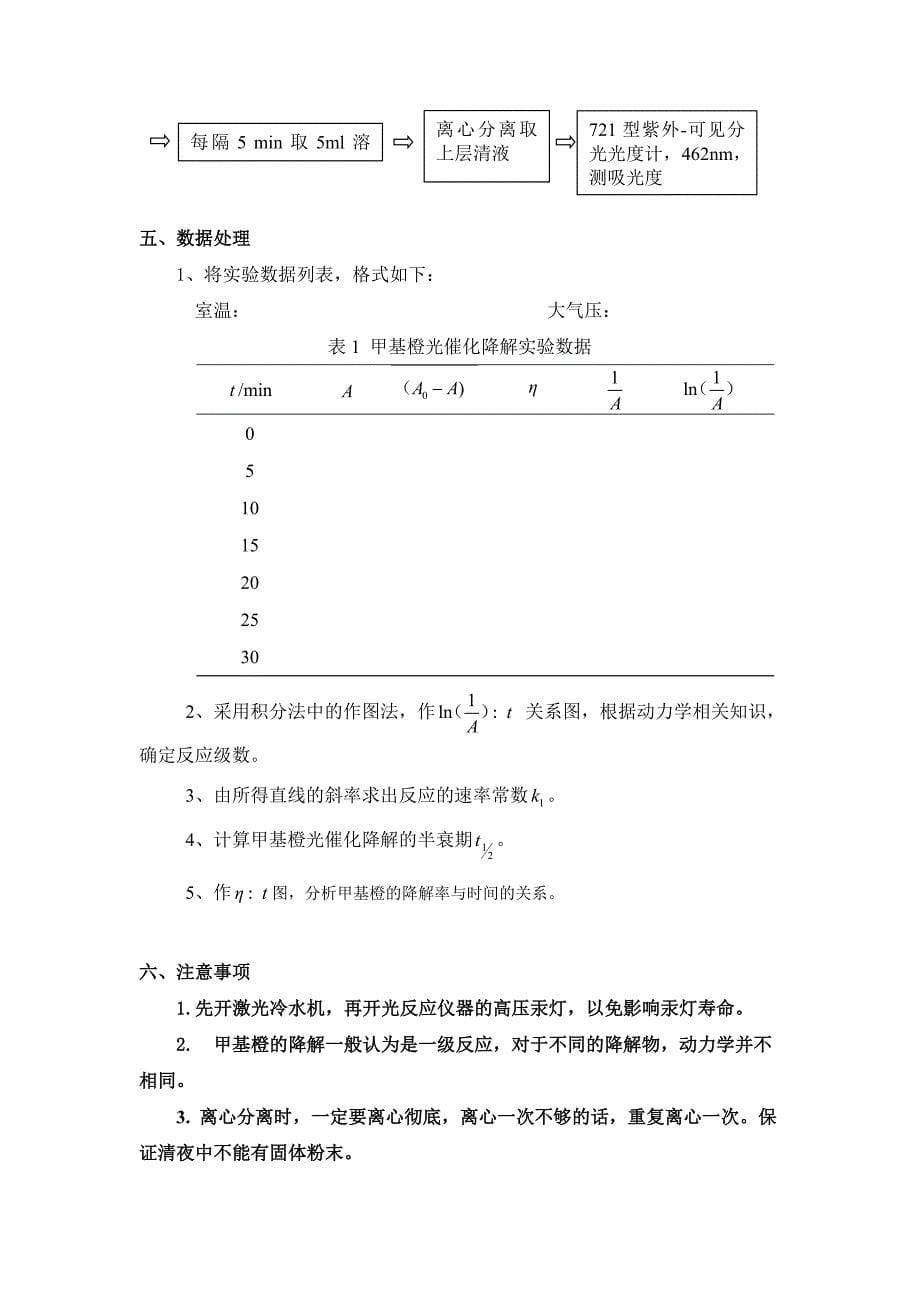 实验 tio光催化降解甲基橙性能研究-liang_第5页