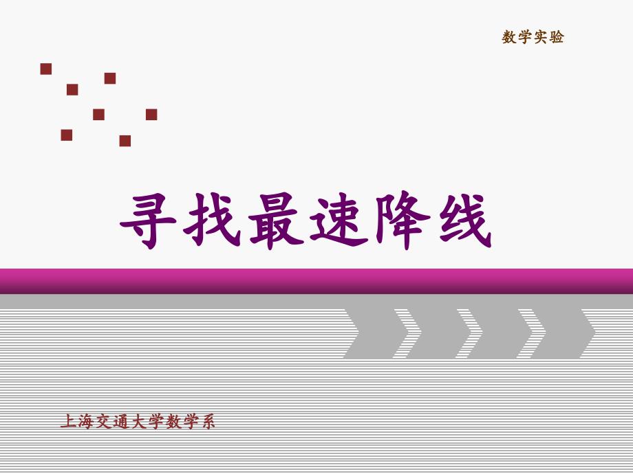 最速降线问题仿真方法Matlab程序文件_第1页