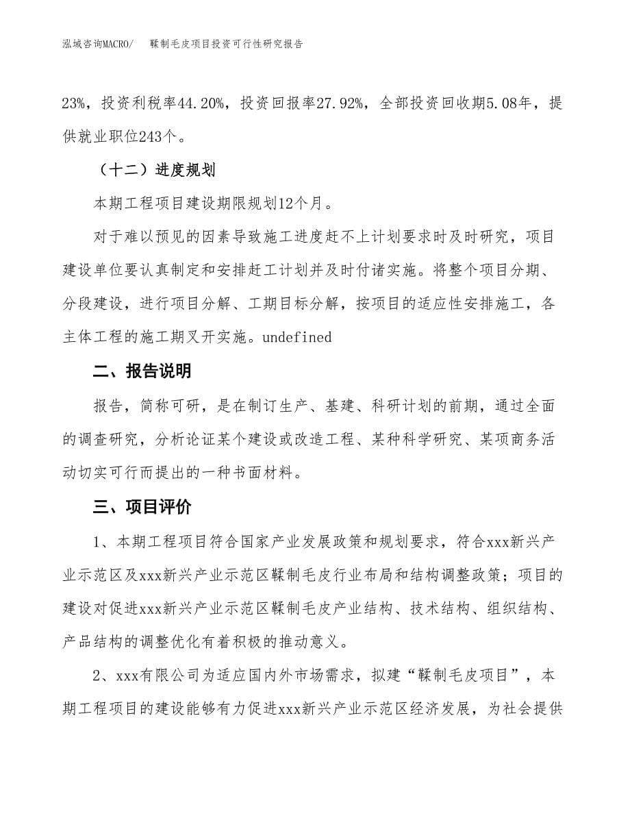 鞣制毛皮项目投资可行性研究报告.docx_第5页