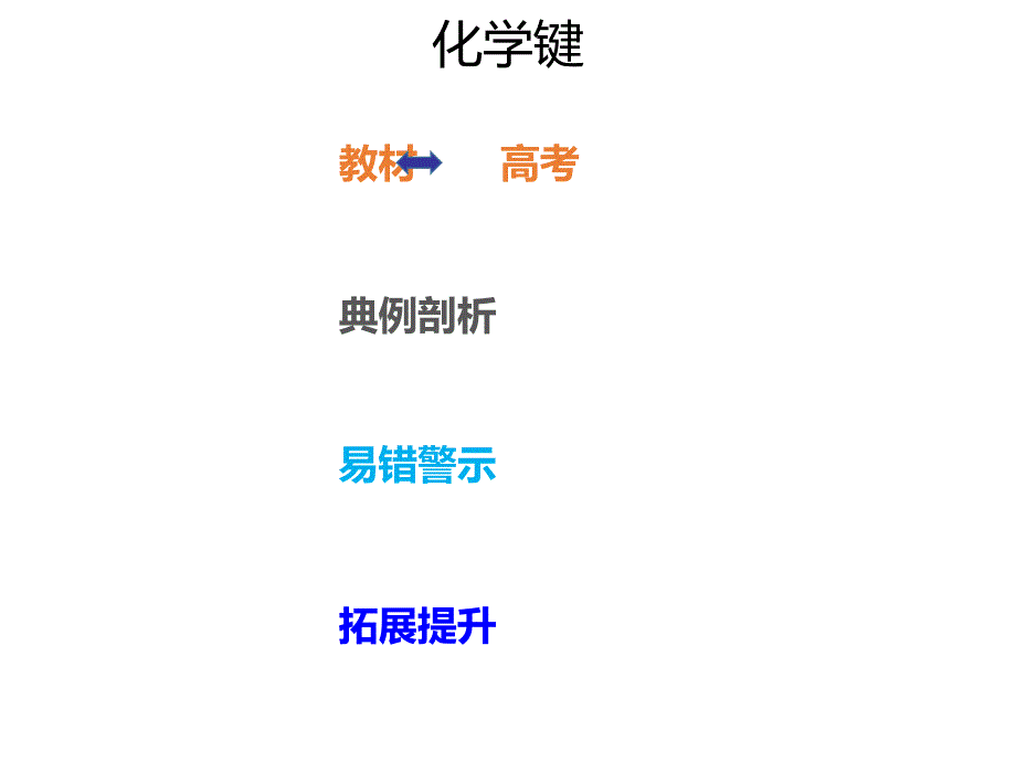 2020年高考化学一轮复习考点《5.1.2 化学键》_第1页