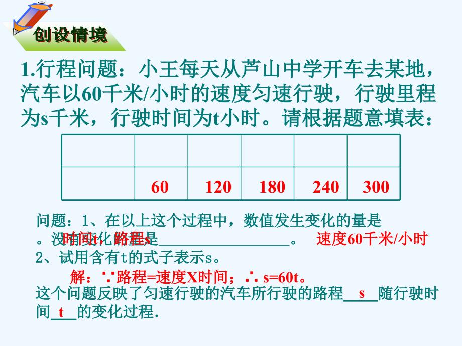 人教版数学初二下册第19.1.1变量与常量_第3页