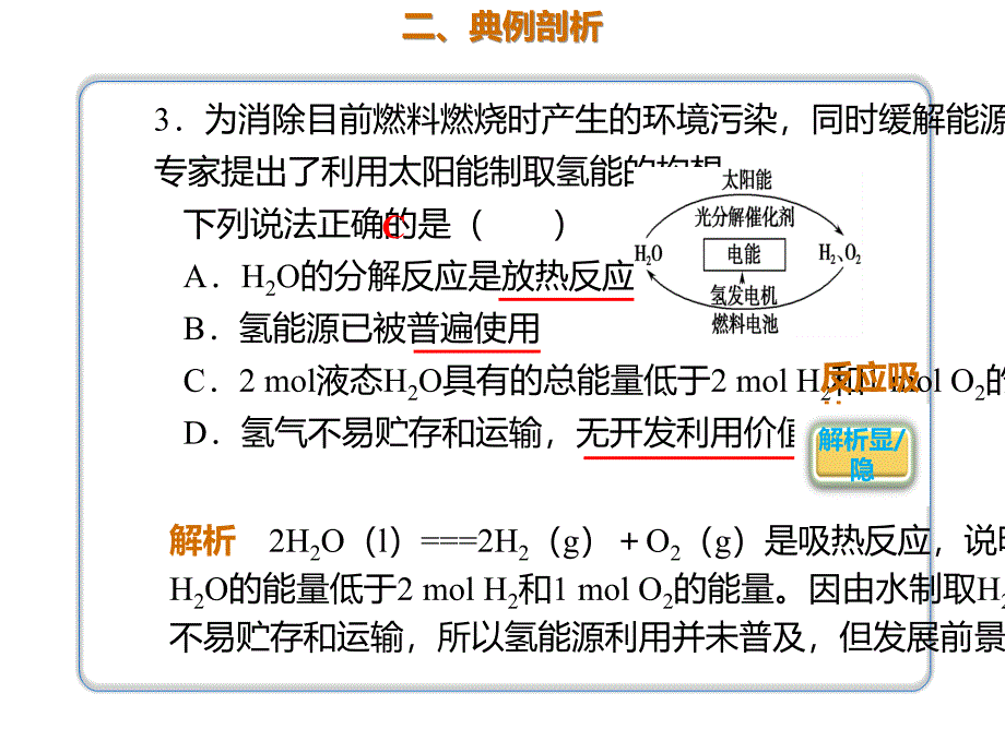 2020年高考化学一轮复习考点《6.1.3 燃烧热　中和热　能源》_第3页