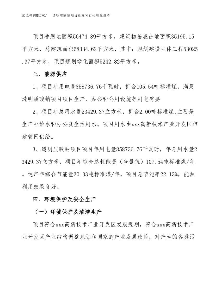 透明质酸钠项目投资可行性研究报告.docx_第5页