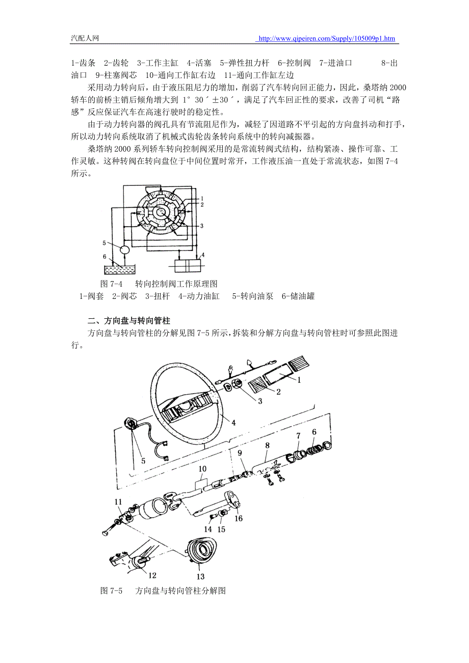 桑塔纳汽车转向系的结构与维修教材_第3页