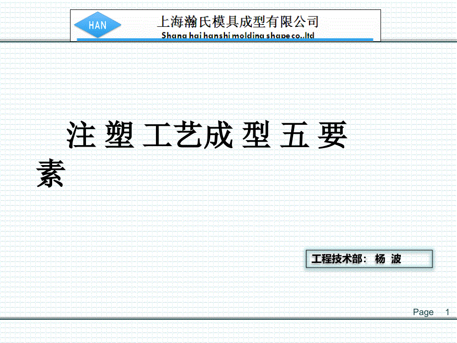 注塑成型五要素._第1页