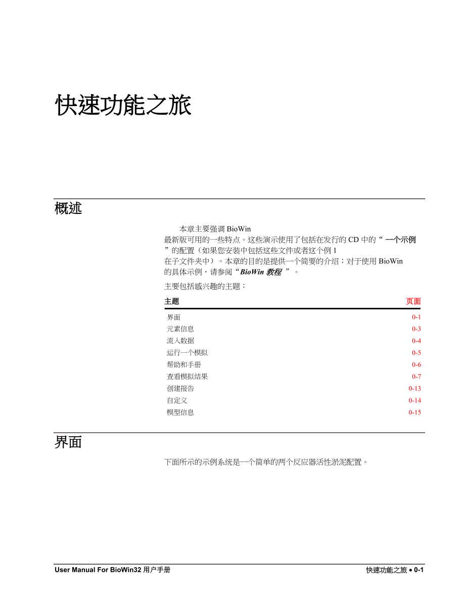 污水处理模拟软件(Biowin32 Process Simulator)快速指南解读_第1页