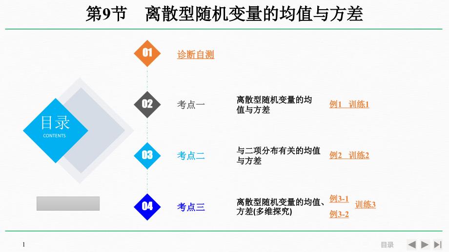 人教A版2020年高考数学（理）一轮复习《离散型随机变量的均值与方差》_第1页