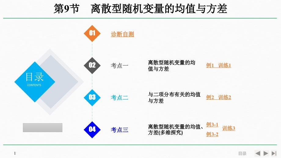 人教A版2020年高考数学（理）一轮复习《离散型随机变量的均值与方差》