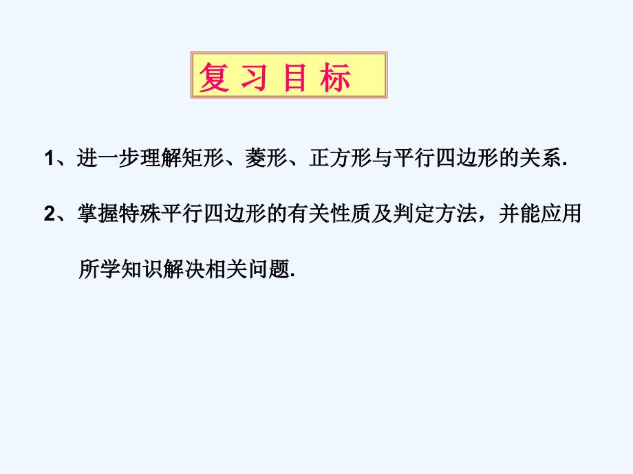 人教版数学初二下册平行四边形的复习_第2页