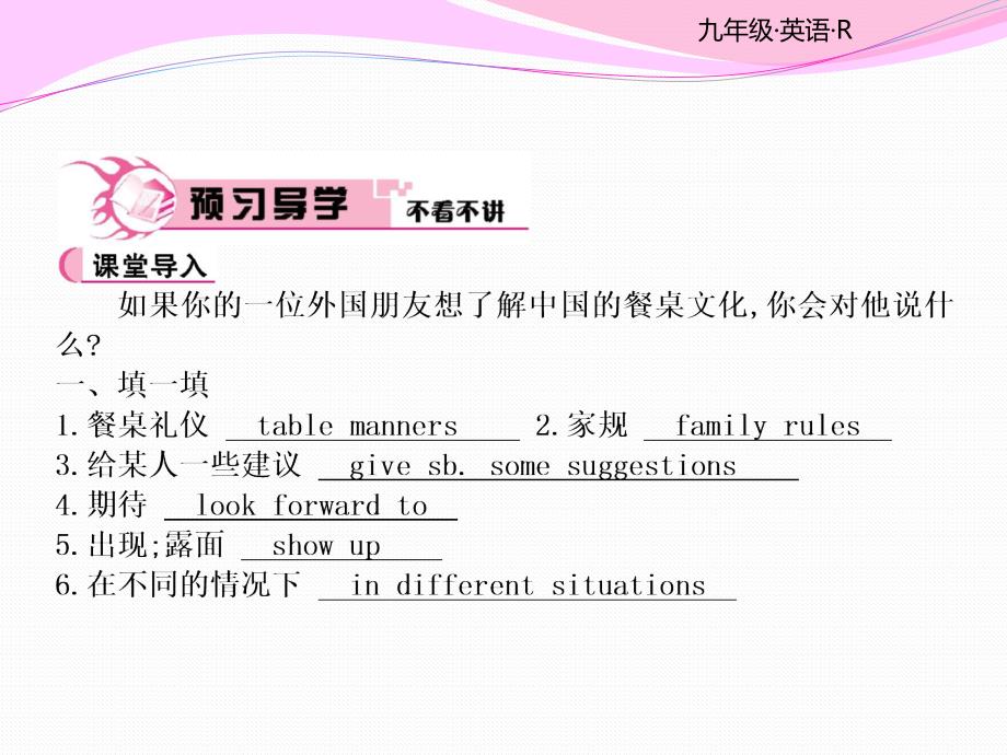 人教版九年级英语同步教学课件 unit10 Section B (3a~Self Check)_第4页