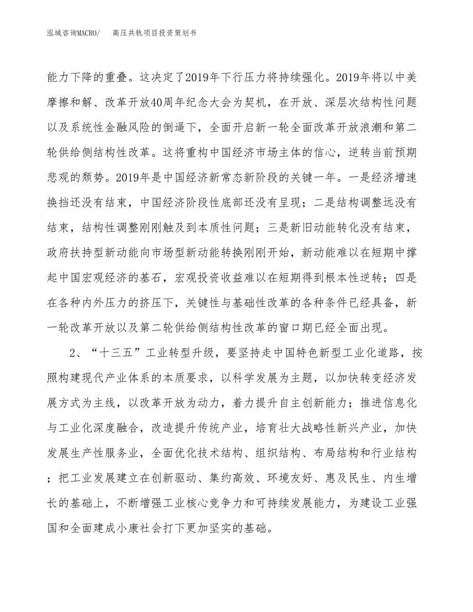 高压共轨项目投资策划书.docx_第5页