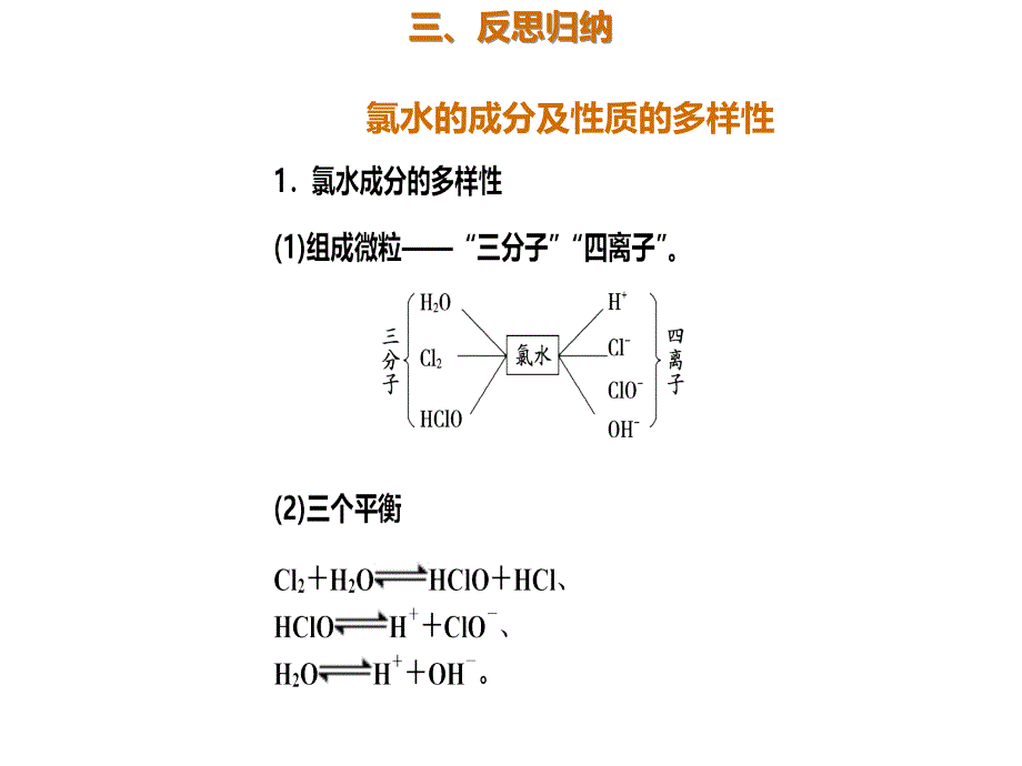 2020年高考化学一轮复习考点《4.2.1 氯及其重要化合物》_第4页