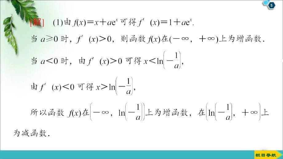 2020版一轮数学：2.13-导数与函数的综合问题ppt课件（含答案）_第5页