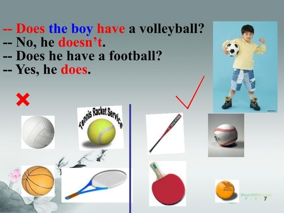 七年级英语上册《Unit-5-Do-you-have-a-soccer-ball？Lesson-3》课件-(新版)_第5页