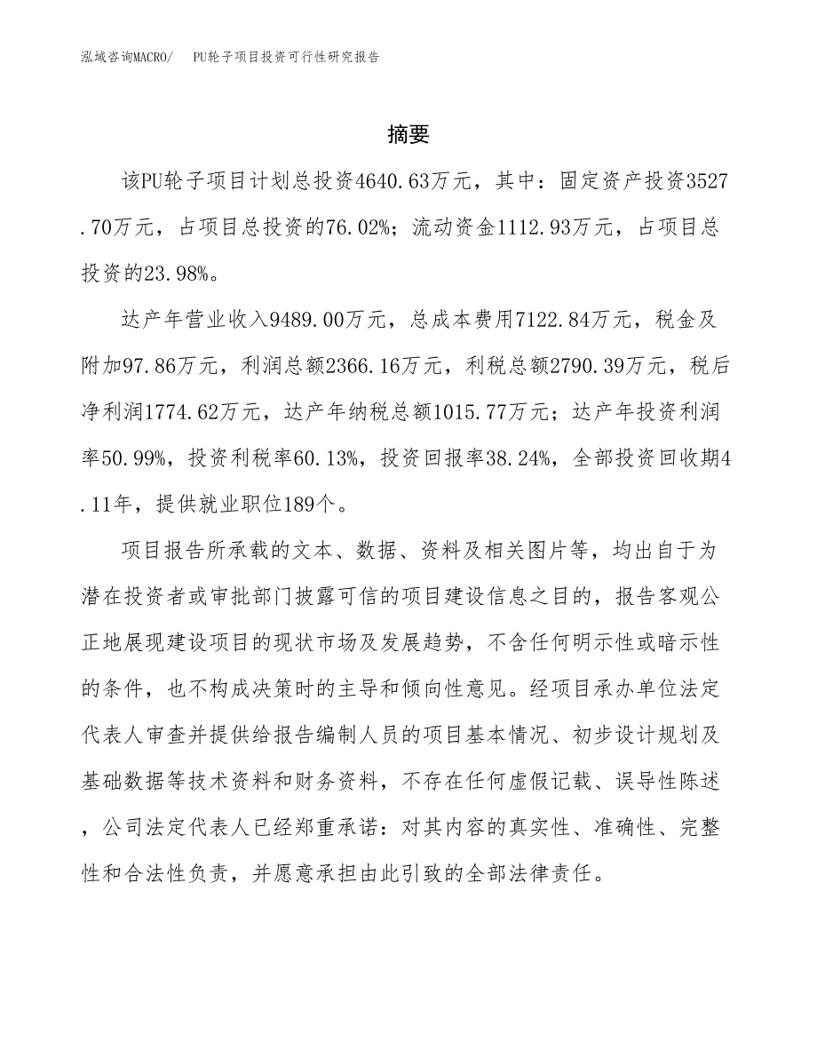 PU轮子项目投资可行性研究报告.docx_第2页