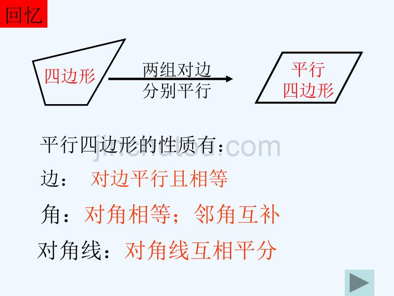 人教版数学初二下册19．2．1矩形_第2页