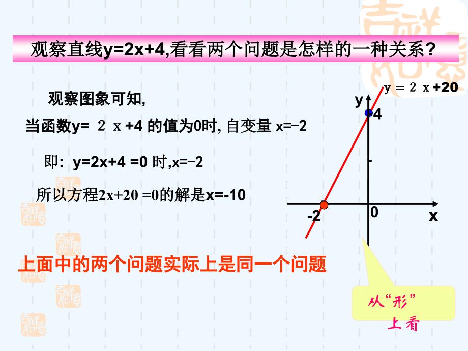 人教版数学初二下册一次函数与一元一次方程组_第3页