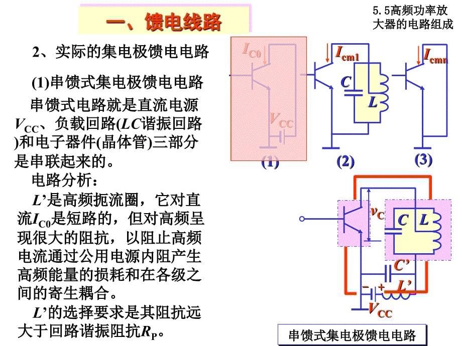 高频功率放大器的电路组成教材_第5页