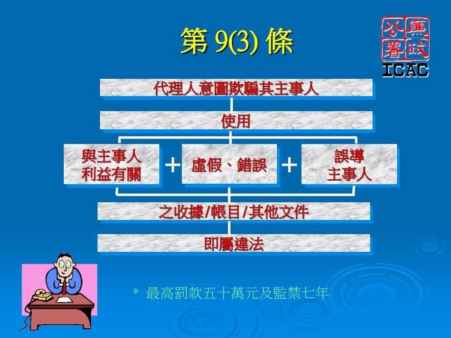 香港的防止贿赂条例解读讲解_第5页