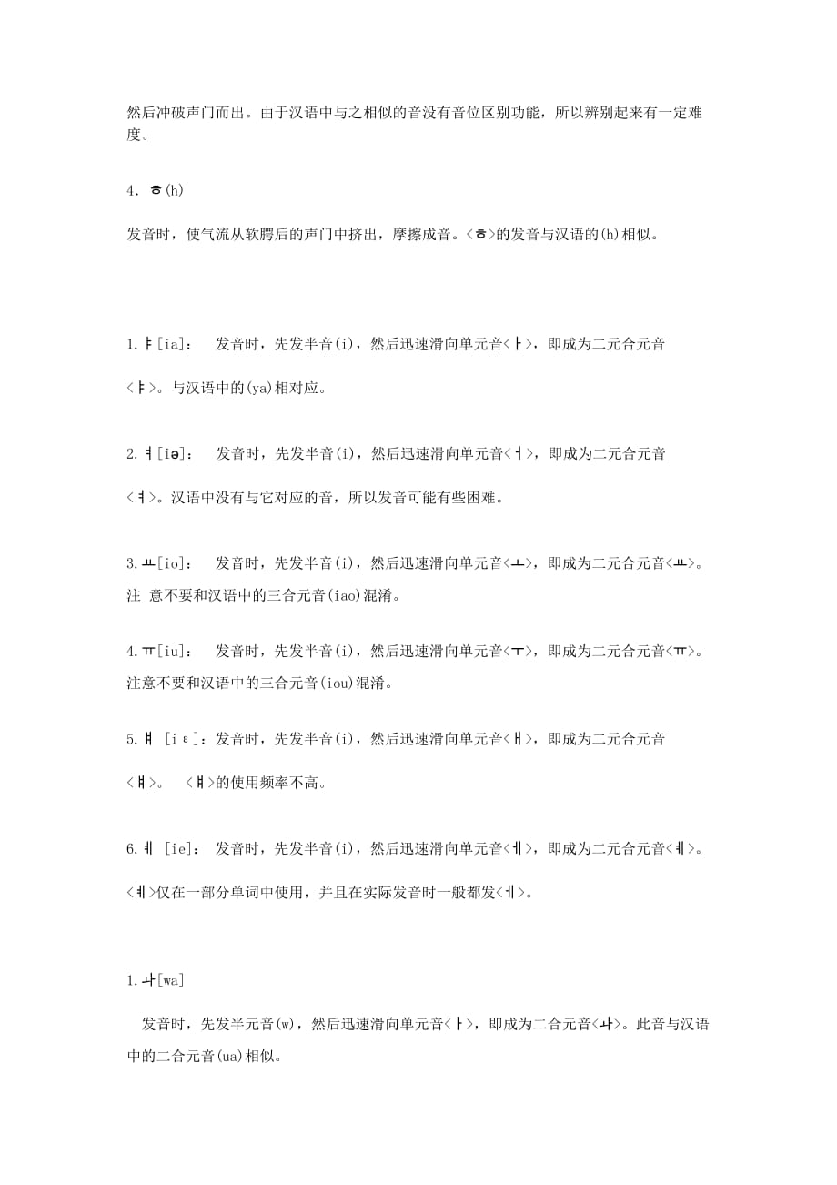 韩国语入门文字版 (2)_第4页