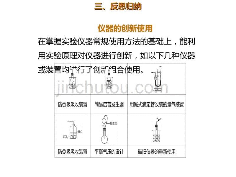 2020年高考化学一轮复习考点《10.1.1 常用仪器的用途和使用》_第5页