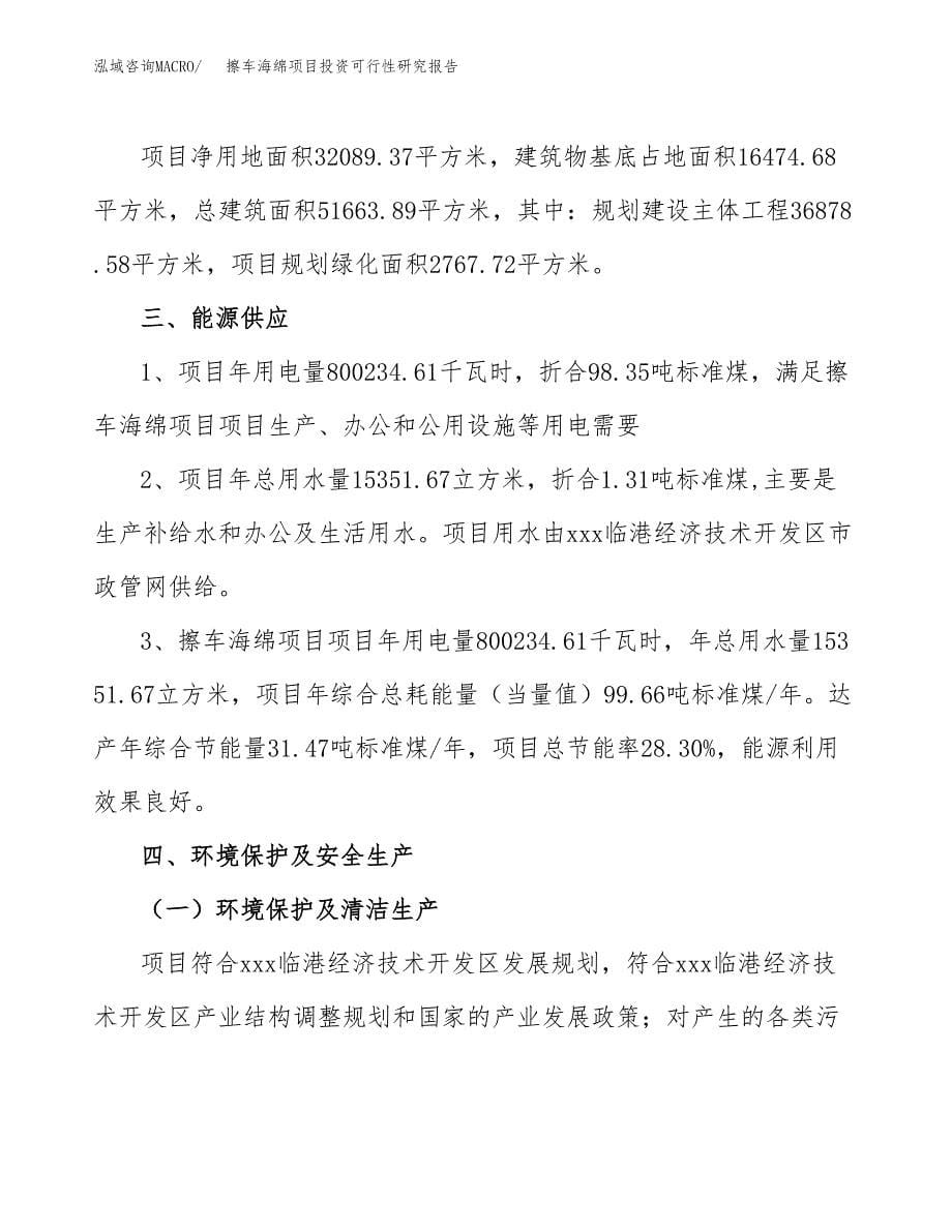 擦车海绵项目投资可行性研究报告.docx_第5页