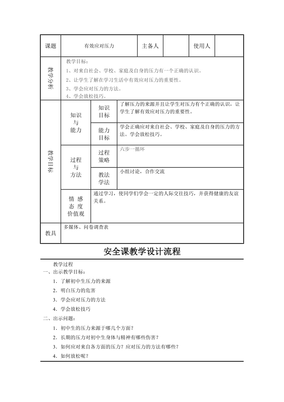 初中生如何有效应对压力_第1页