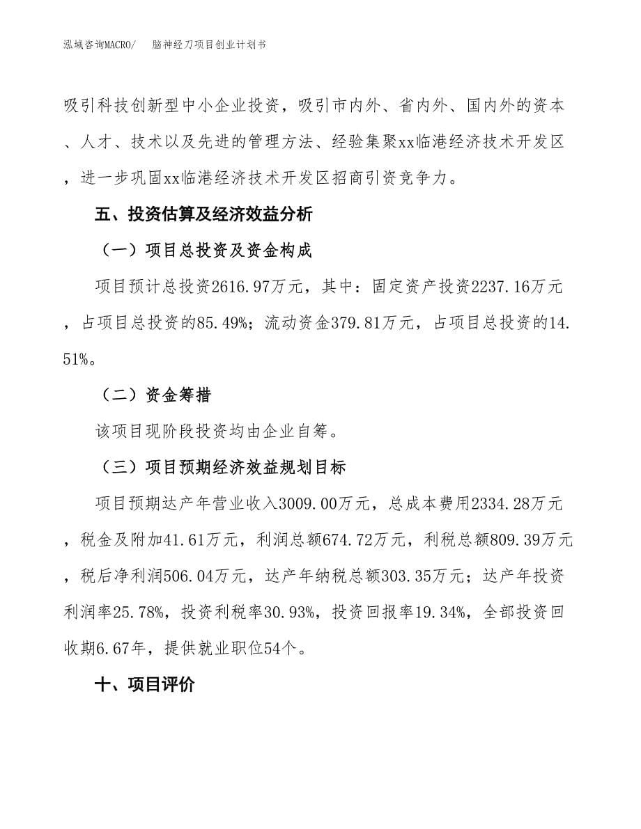 脑神经刀项目创业计划书.docx_第5页