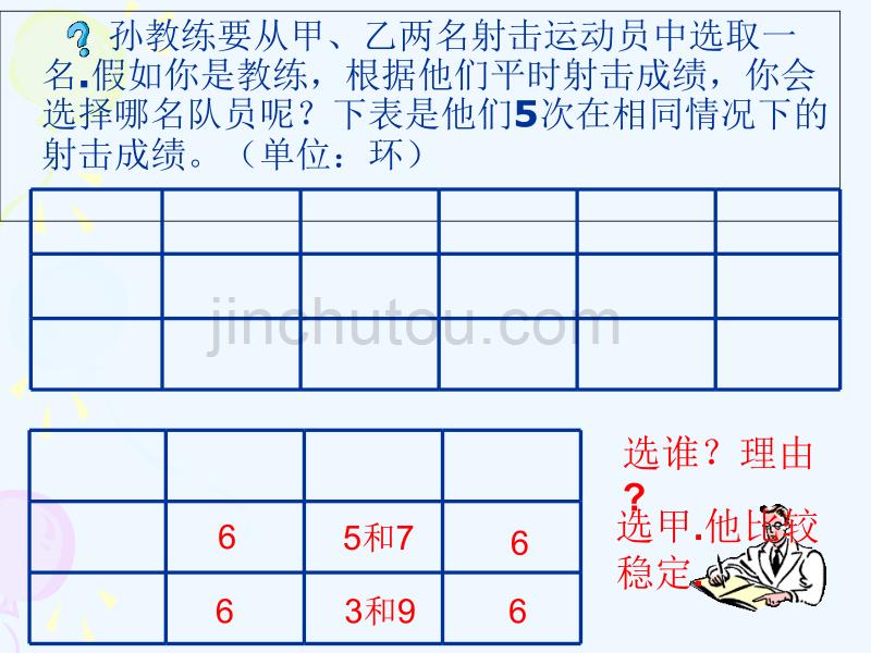 人教版数学初二下册数据的波动程度---方差_第5页