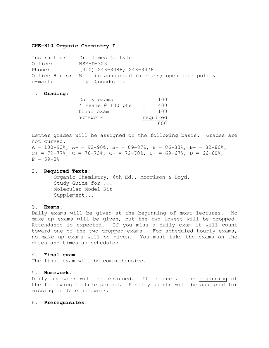 che- organic chemistry i_第1页