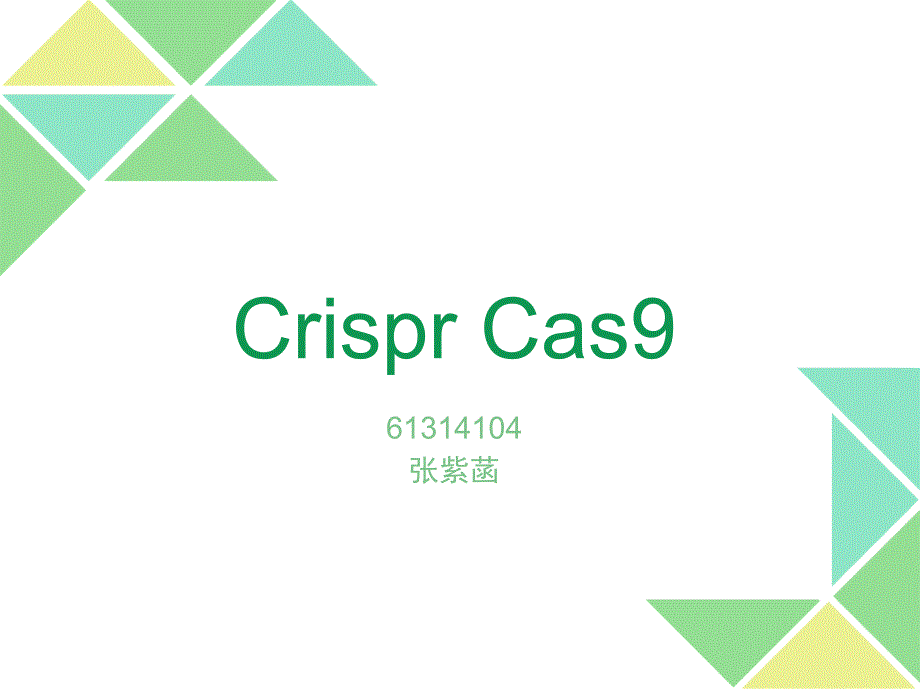 CrisperCas 9技术介绍资料_第1页