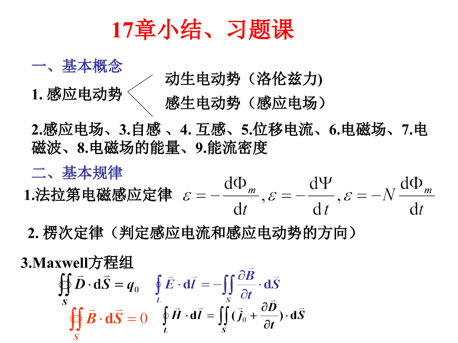 变化的电磁场习题课教材_第1页