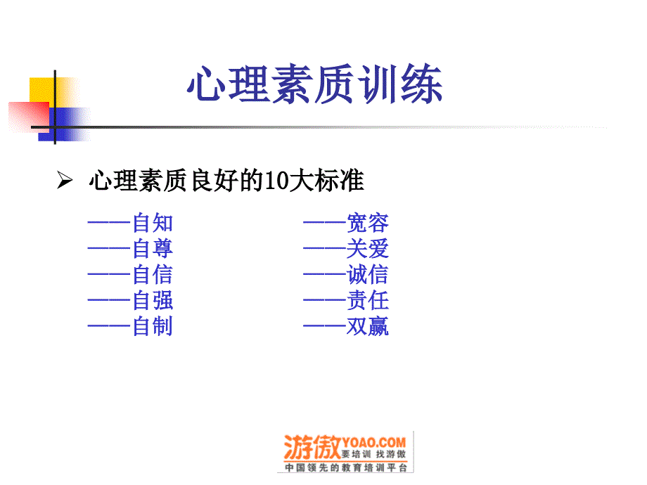 从心突破创造卓越人生——心理素质训练理论与实践(页)_第3页