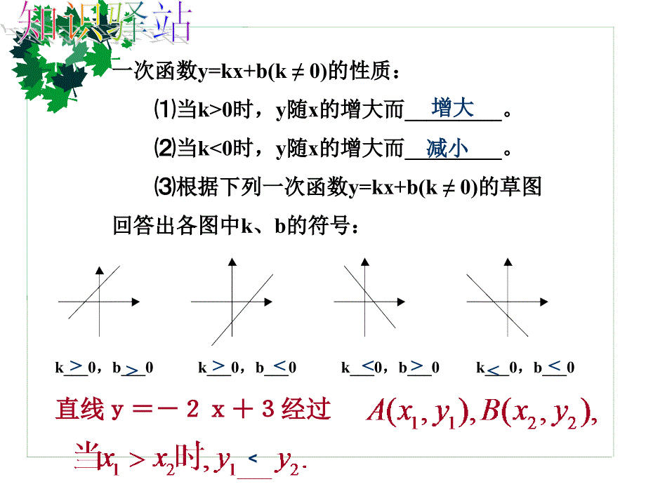 正比例函数及一次函数讲解_第3页