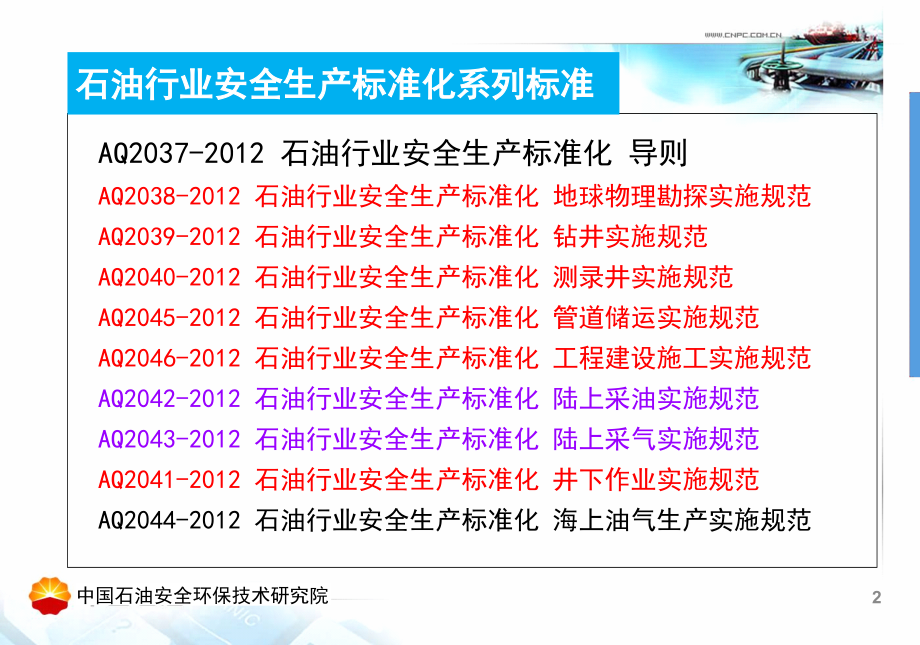 钻井、井下、物探、测录井专业实施指南及评分办法讲解_第2页