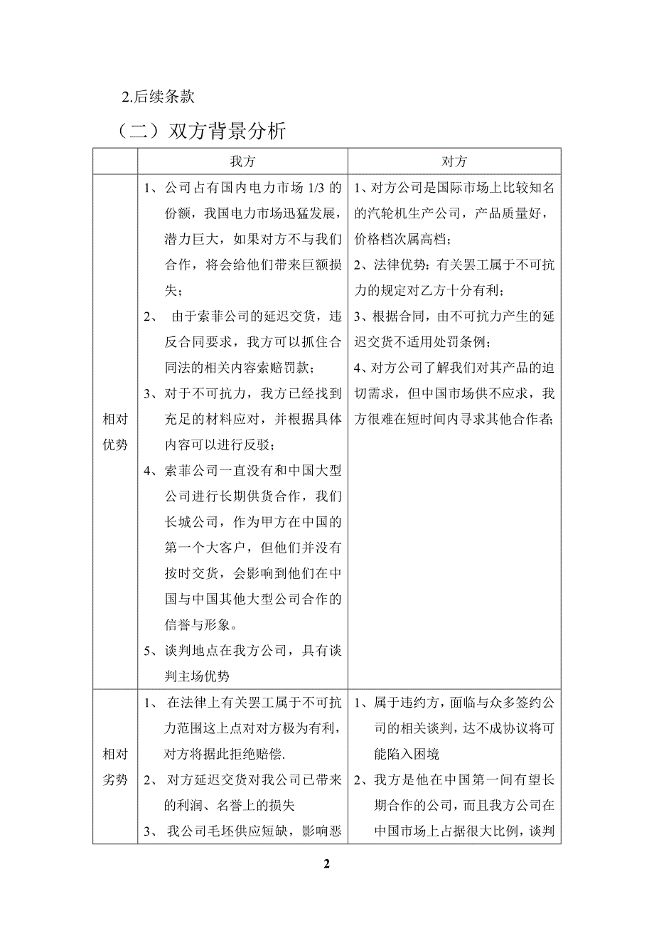 汽轮机转子毛坯延迟交货索赔策划方案综述_第4页