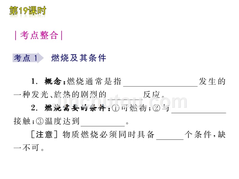 中考化学特战燃烧和灭火_第3页