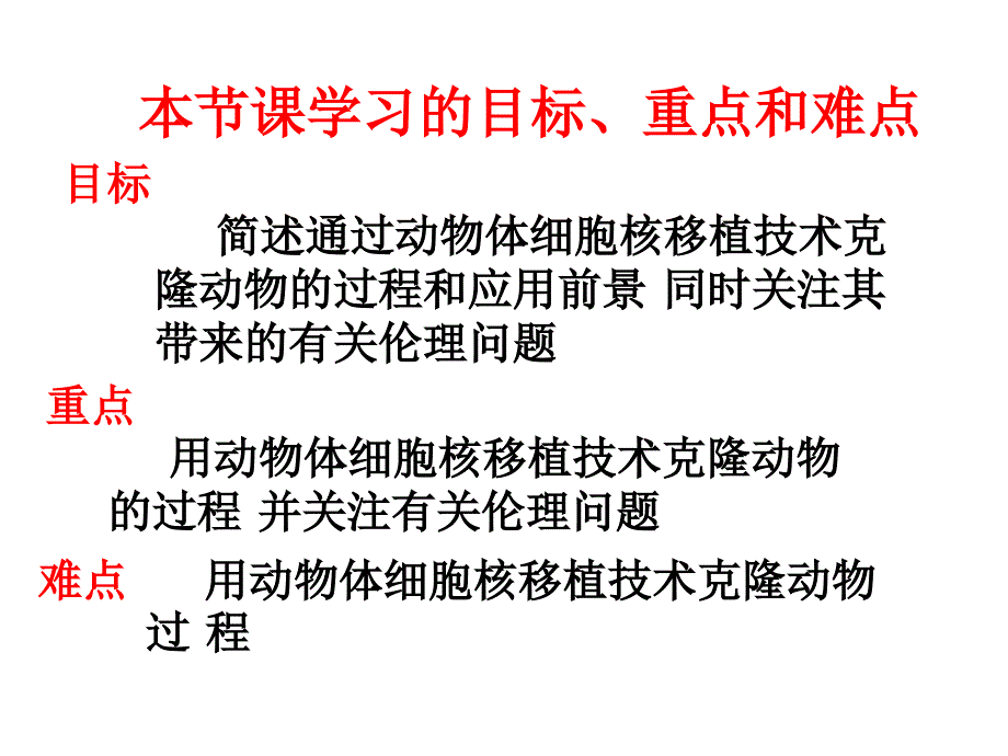 人教版教学动物细胞核移植技术_第3页