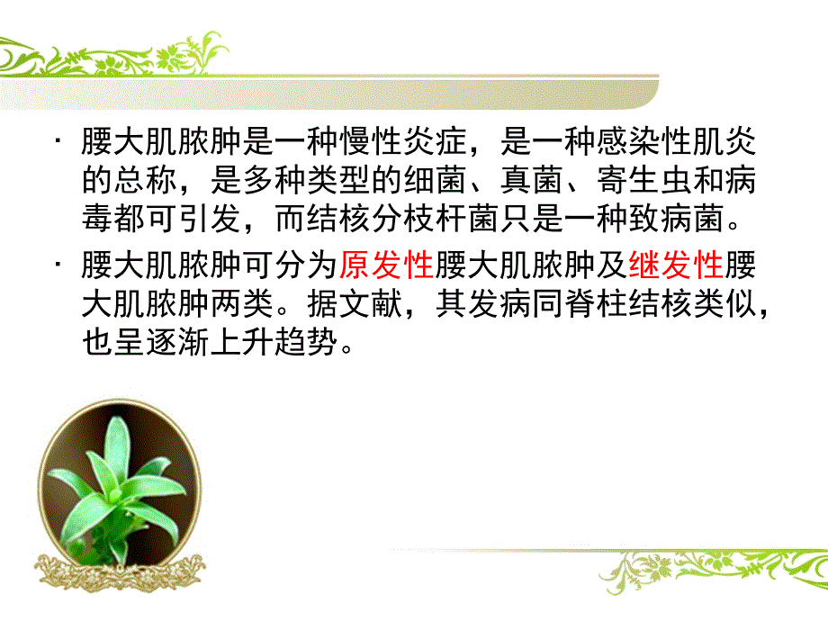 腰大肌脓肿的诊断教程_第2页