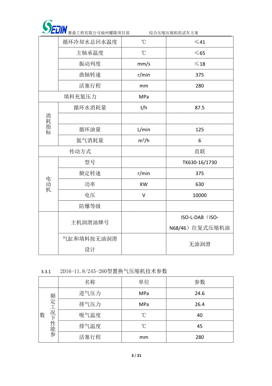 综合压缩机组试车方案(修改后最终) (1)讲解_第4页