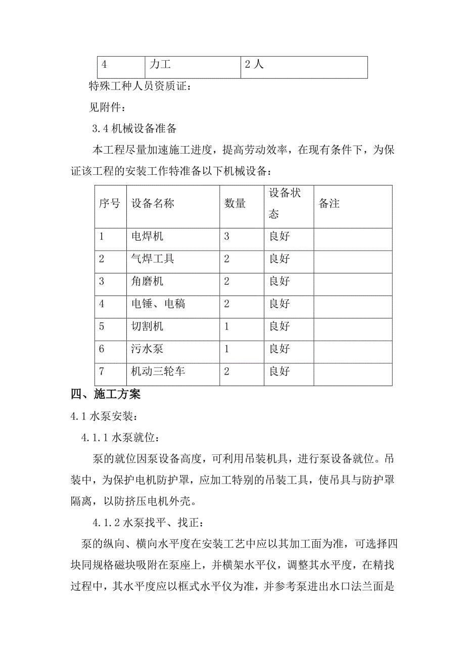 热力站施工组织设计汇编_第5页