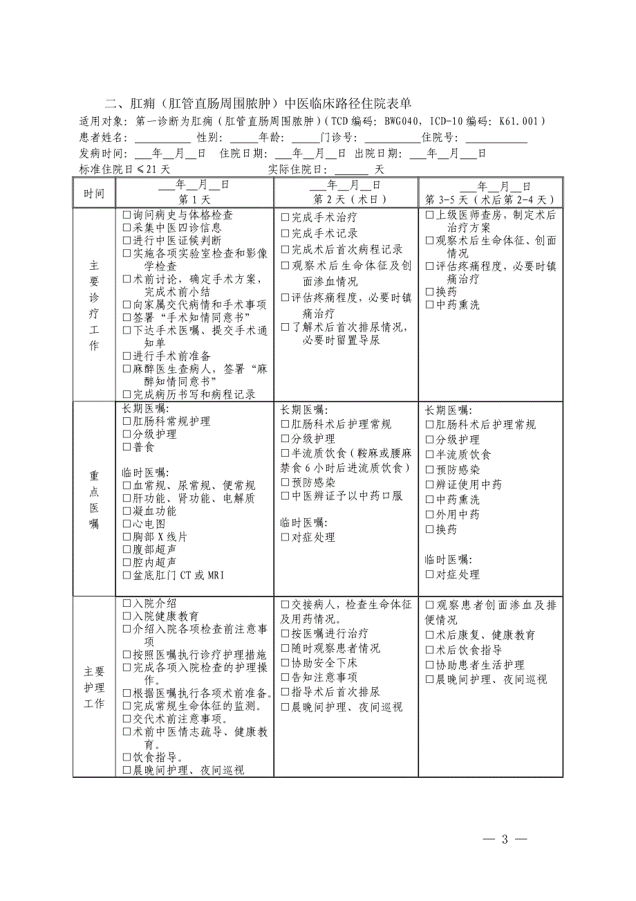 肛肠科5个病种中医临床路径._第3页