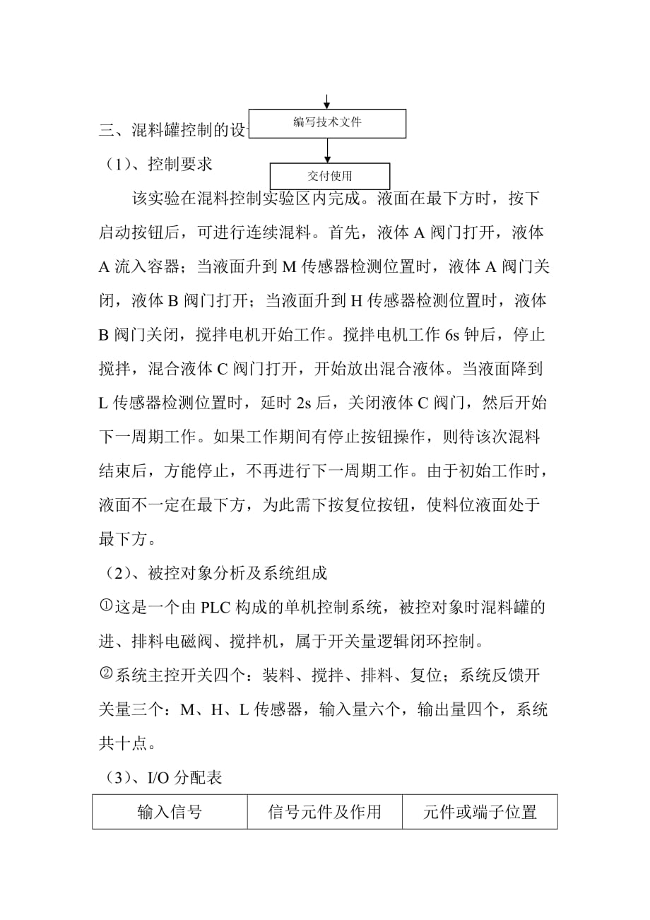 安徽工业大学-电工实习总结报告——PLC编程-混料罐控制的设计_第3页