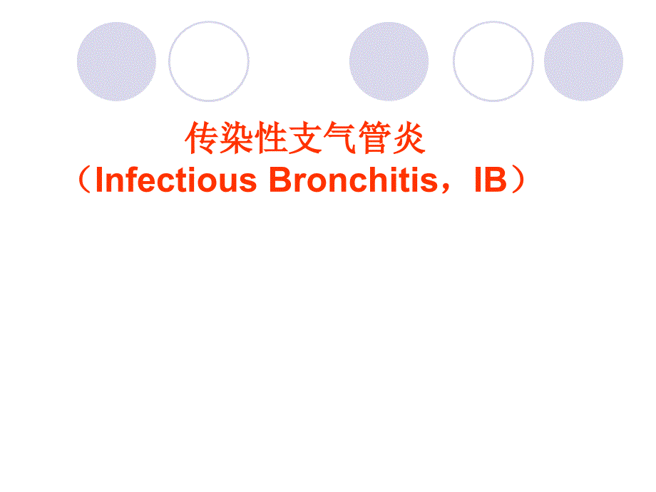 IB(传染性支气管炎)_第1页