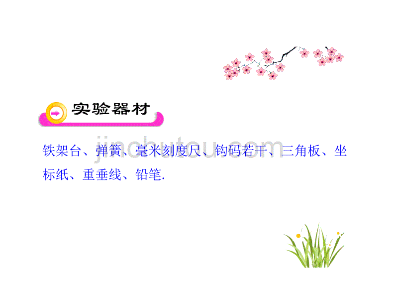 物理多媒体教学课件：3实验探究弹力和弹簧伸长的关系(人教版必修1)_第4页